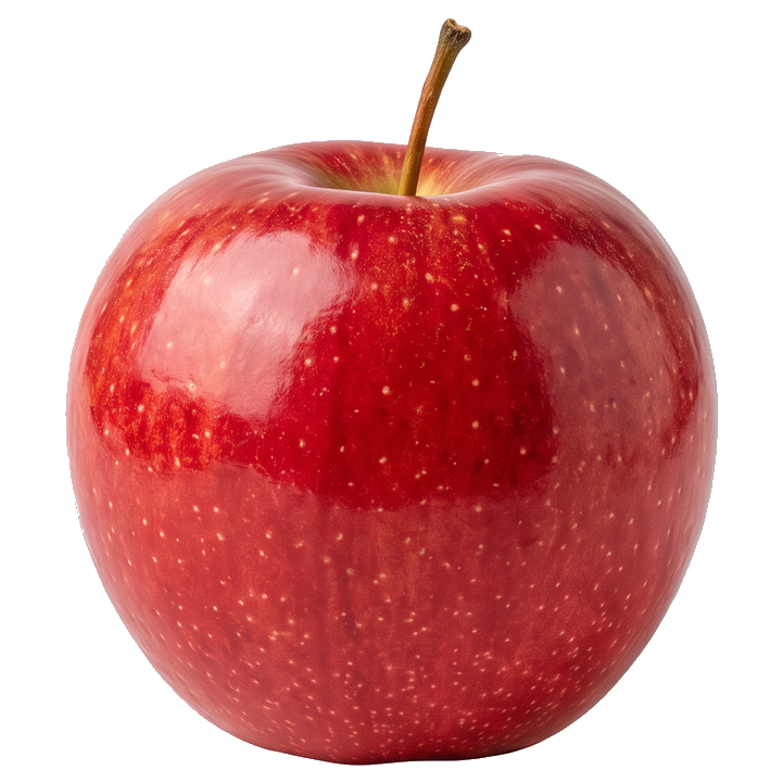 A whole apple.